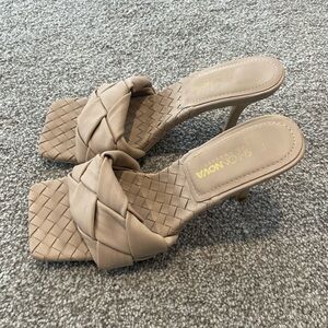 Fashion nova mule heel. 2.5 inch heel.